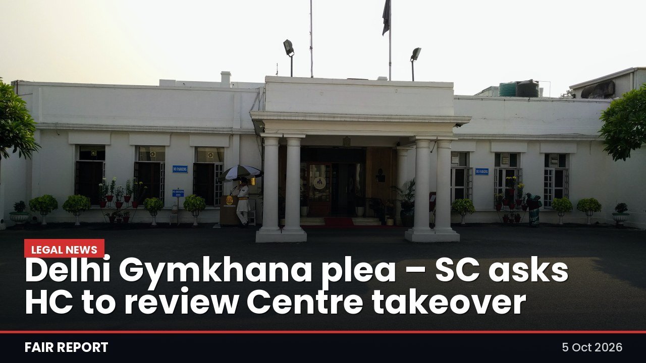 Delhi Gymkhana plea hearing at the historic club building