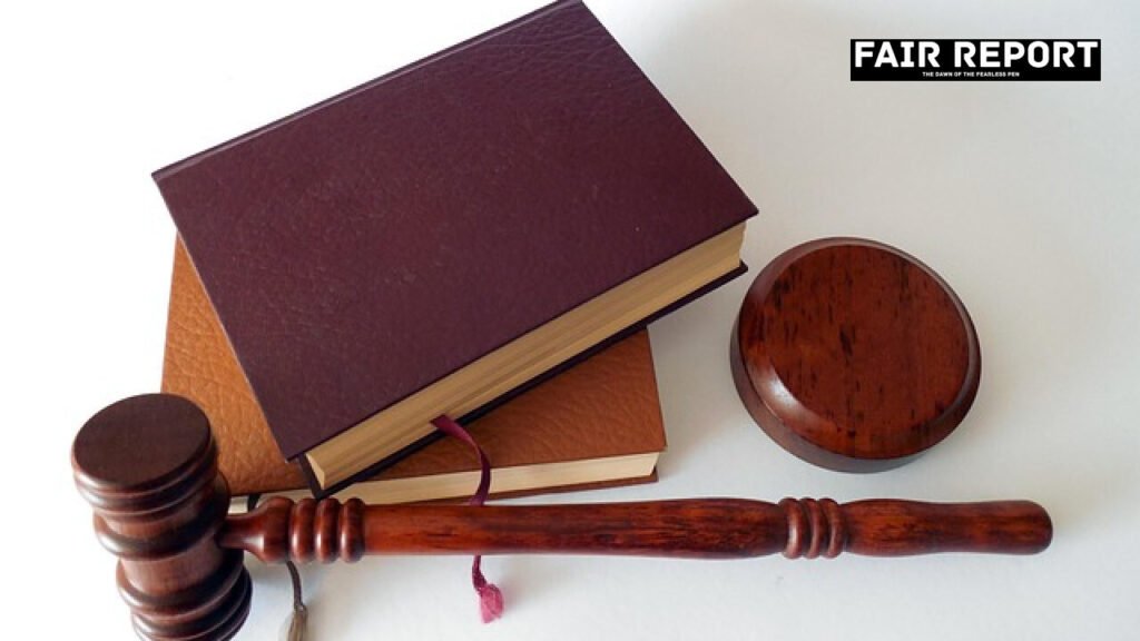 A formal wooden desk and gavel representing federal oversight if Democrats win Congress