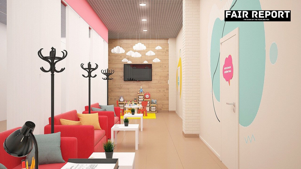 Geetanjali Hospitals medical facility reception area in India