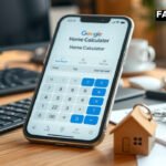 A smartphone showing a banking calculator next to a house key, reflecting the impact on home loan EMIs.