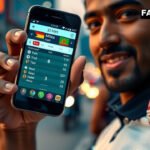 Cricket fan checking live scores of the ICC Africa qualifier 2026 on a smartphone