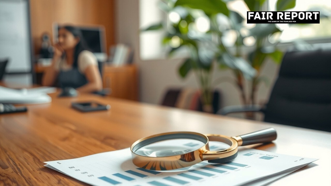 A professional office desk setting in India symbolizing the positive india fy27 growth forecast