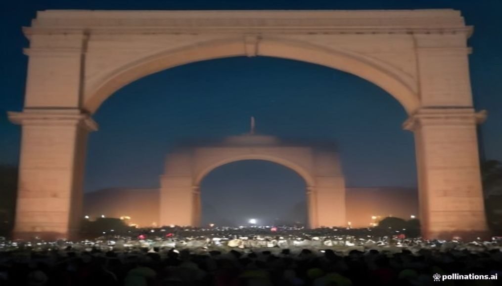 Mass protest at India Gate demanding poll chief resignation – india news today