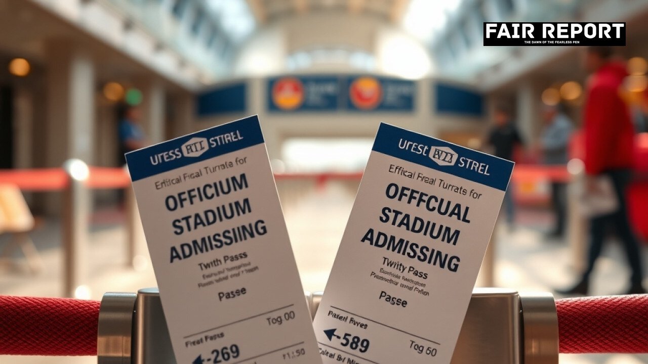 Security turnstiles and match passes representing checks on India WI T20 tickets in Hyderabad