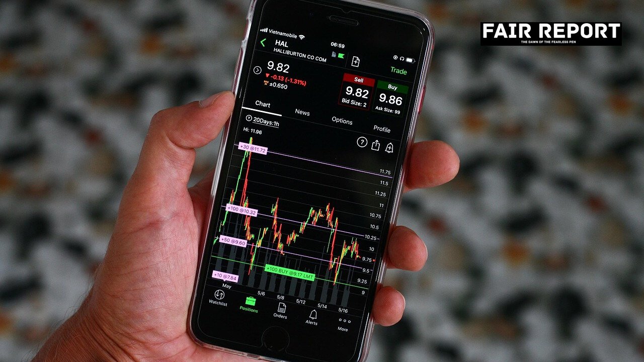 Trading screen showing IT stocks rally during Sensex surge