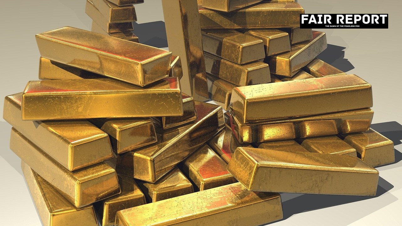 Kota gold price display showing 22‑carat and 24‑carat gold items