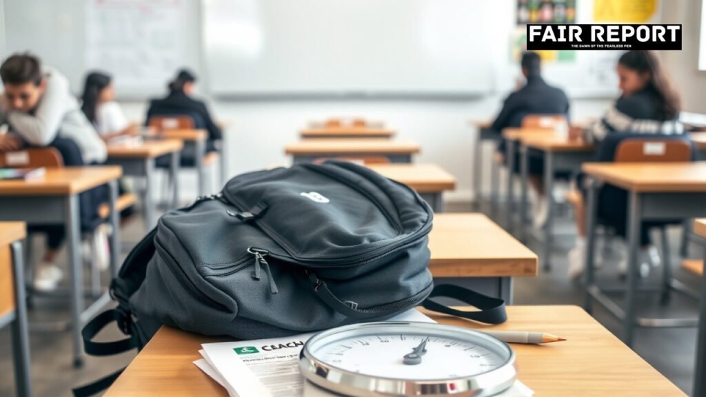Student desk and study materials representing the Kota JEE aspirant injured incident