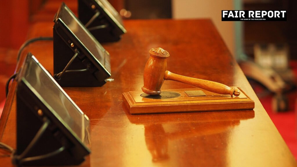 Supreme Court gavel symbolising the menstrual hygiene right ruling