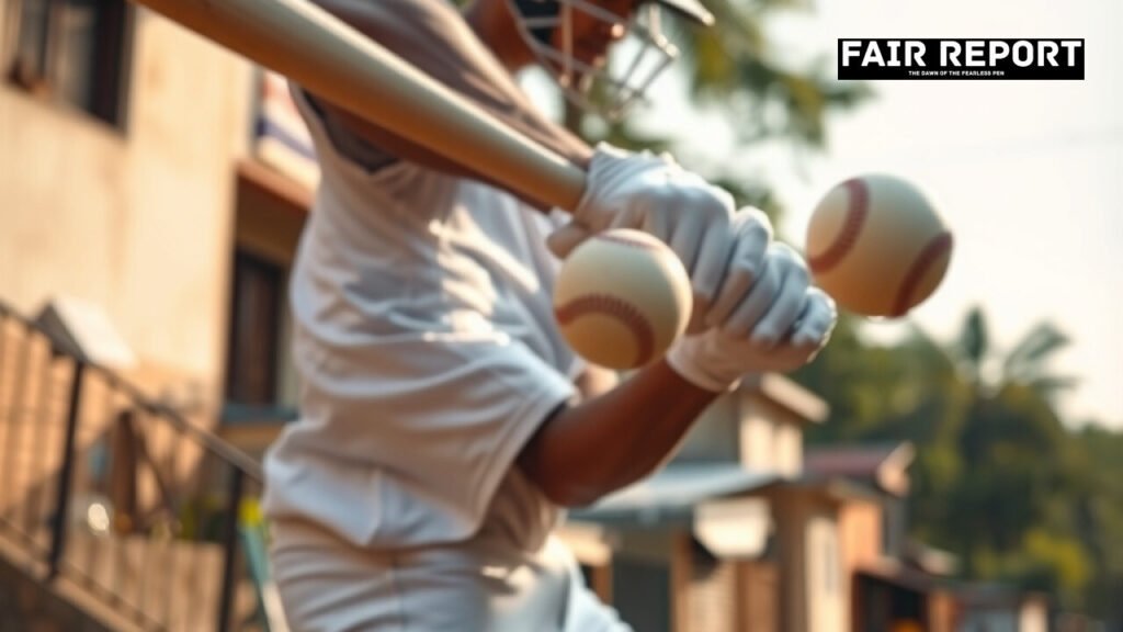 Photo of Nathaniel Lowe RBI double during a baseball game