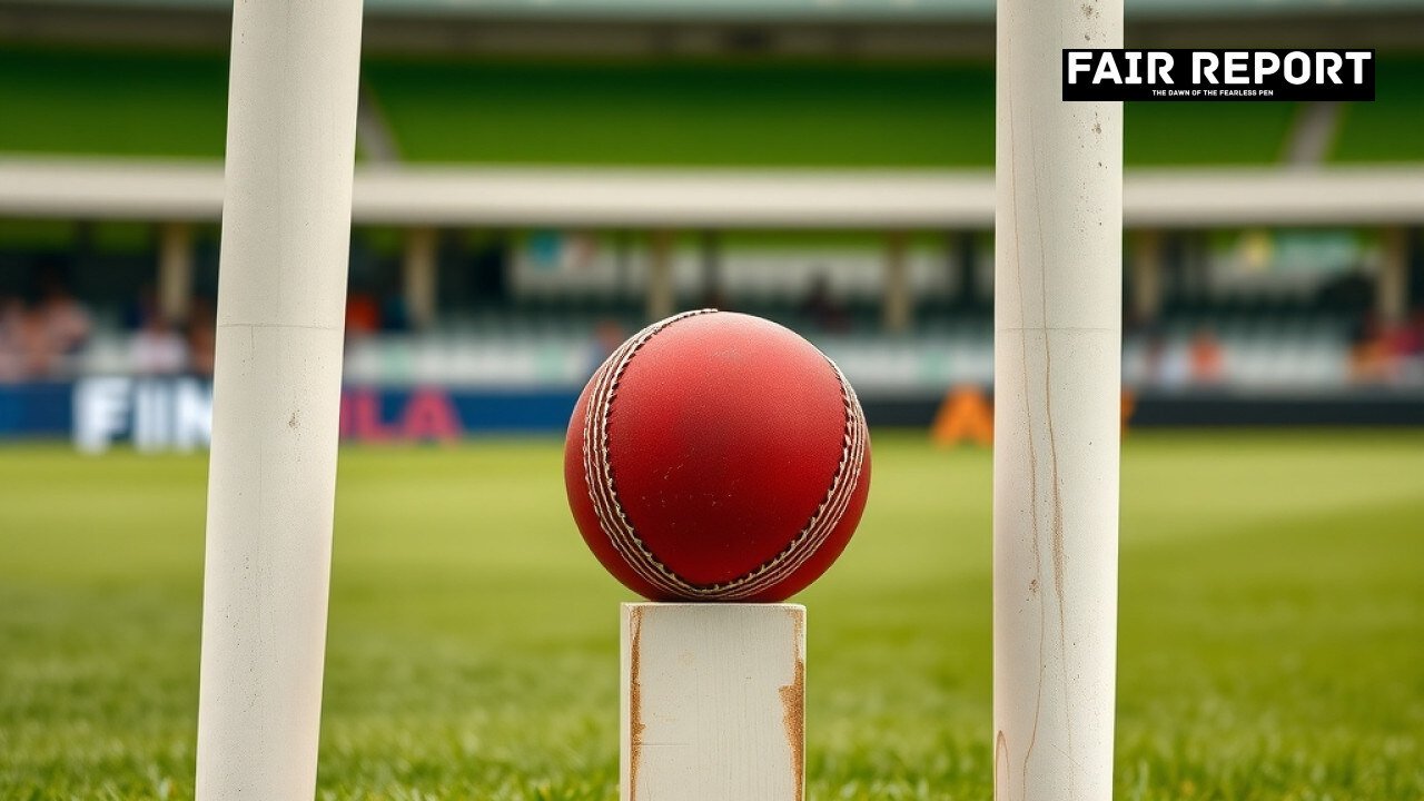 Cricket ball and stumps ahead of India squad new zealand tour 2026