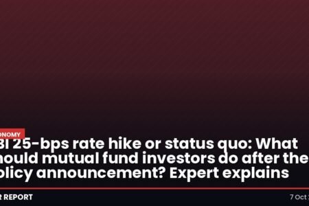 RBI 25-bps rate hike or status quo: What should mutual fund investors do after the policy announcement? Expert explains