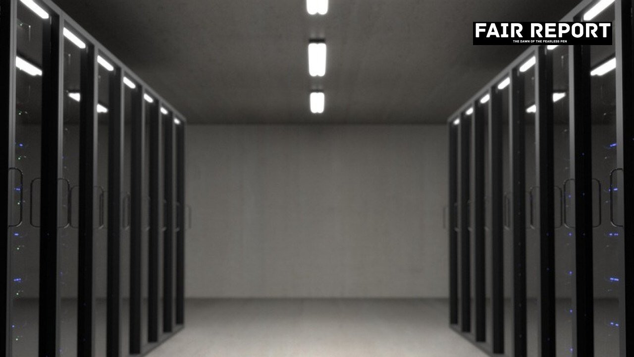 Server infrastructure and digital hardware representing the new RBI data centre facility.