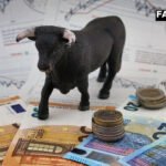Stock trading desk symbolizing the session where the Sensex shoots up over 1500 points