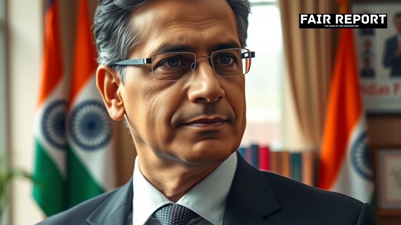 Portrait of Sudhakar Dalela as India's ambassador to Nepal