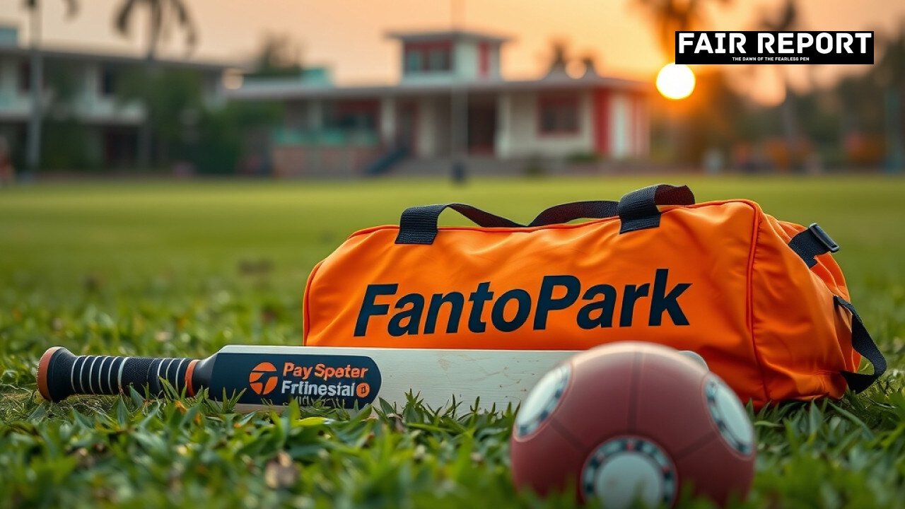 FanToPark sponsor supporting school sports at Jaipur tournament